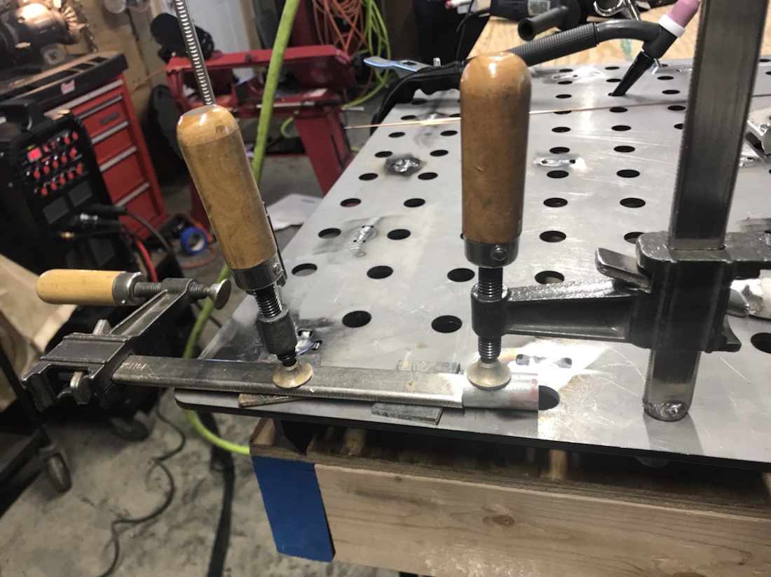 Welding 5/8" rod for welding clamp